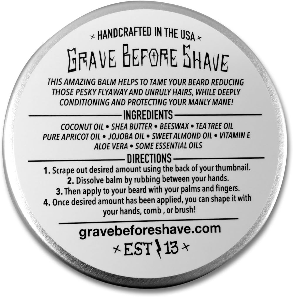 Grave Before Shave™ Head Hunter Beard Balm (Tropical Summer Aroma) (2 Oz.)