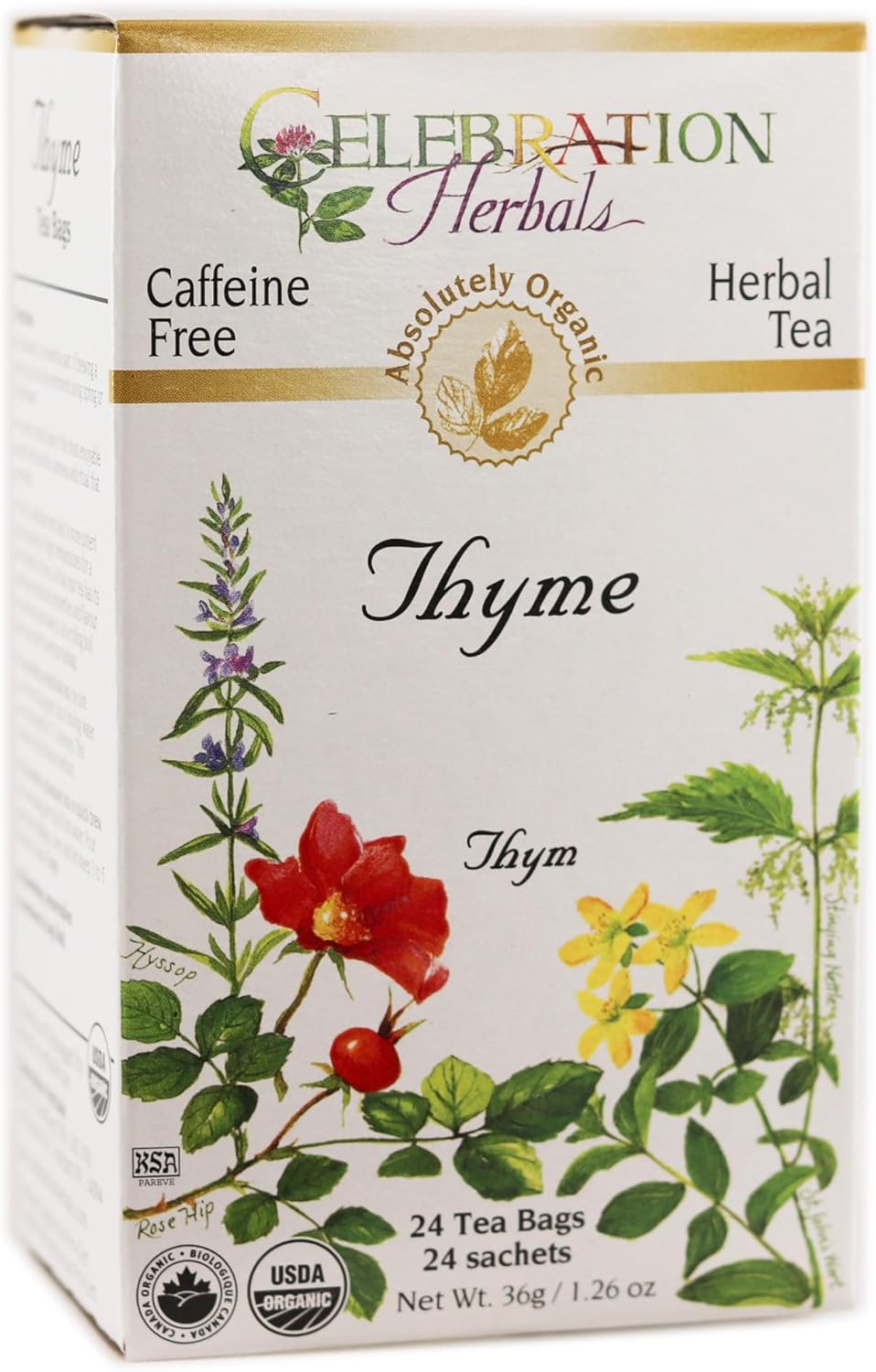 Celebration+Herbals+Organic+Thyme+Tea+Bags+24+Count