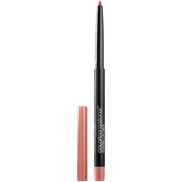 Maybelline Color Sensational Shaping Lip Liner With Self-Sharpening Tip, Totally Toffee, Nude, 1 Count