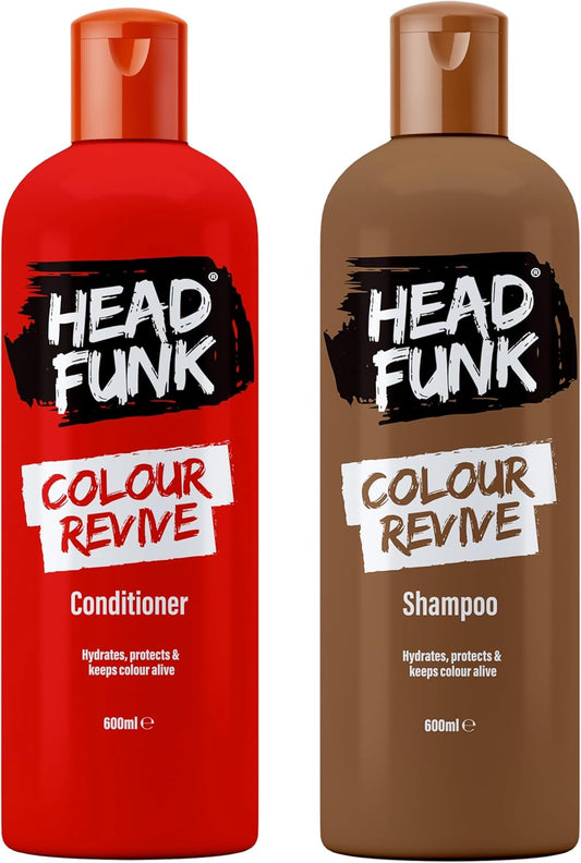 Multipack -Head Funk Hair Products - Choose From Colour Revive - Smoothing & Moisturizing - Recover & Repair -Nourishing - Shampoo And Conditioner (Nourishing, Shampoo & Conditioner)