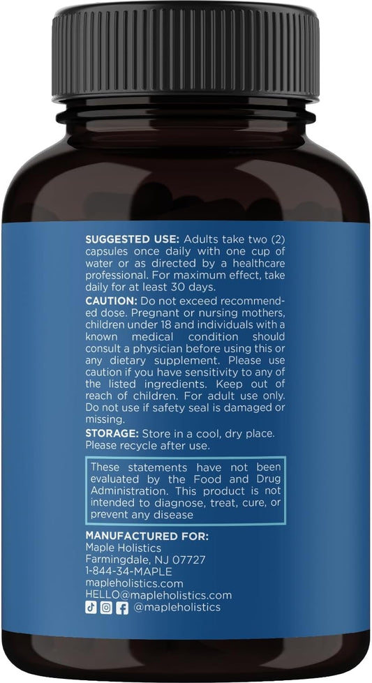 Biotin and Collagen Supplement for Women & Men - Hair Growth Supplement with Saw Palmetto Horsetail Biotin Collagen Keratin and More DHT Blocker Hair Growth Vitamins for Women & Men (1 Month)