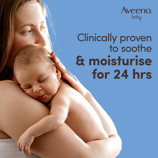 Aveeno Baby Soothing Relief Emollient Wash (1 X 250Ml), Unscented, Gentle And Tear-Free Baby Wash With Natural Oat Oil & Vitamin E, Skin Feels Moisturised For 24 Hours, For Dry, Sensitive Skin
