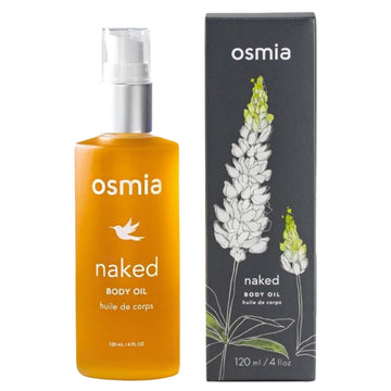Osmia Skincare - Natural Naked Body Oil | Rosehip, Borage, + Sweet Almond Oils | Soften, Smooth, Nourish | Clean Beauty For Healthy Skin (4 Fl Oz | 118 Ml)