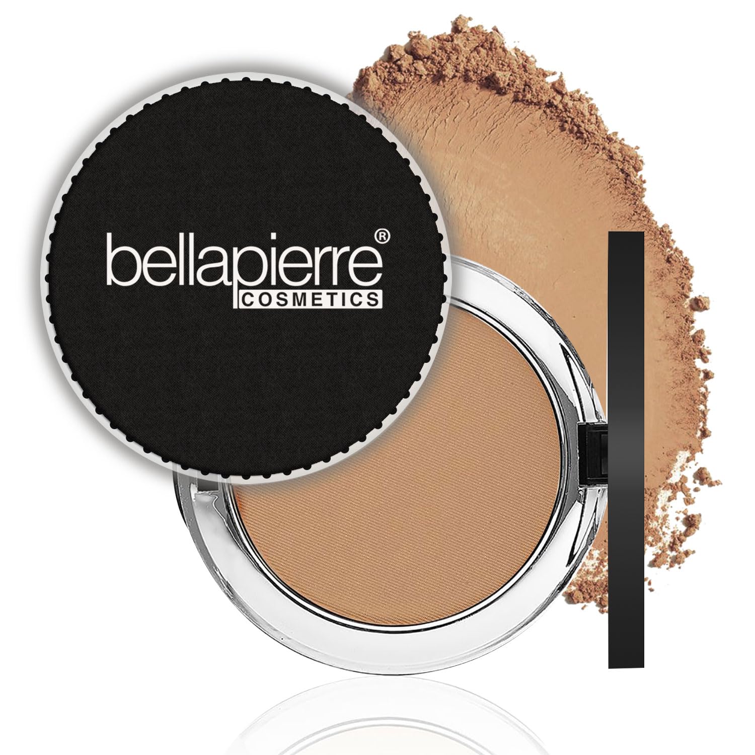 Bellapierre Compact Mineral Foundation Spf 15 | Vegan & Cruelty Free Natural Makeup | Full Coverage Matte Foundation | Hypoallergenic | Oil & Talc Free - 0.35 Oz - Chocolate Truffle