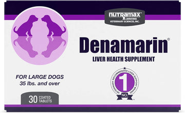 Nutramax Denamarin Liver Health Supplement for Large Dogs - With S-Adenosylmethionine (SAMe) and Silybin, 30Count(Pack of 1)