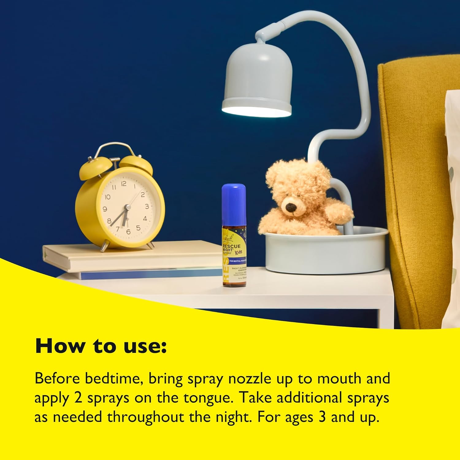 Rescue Kids Calm Nights Spray, Flower Essences, to Support Your Child and Promote A Calming Bedtime Routine, Alcohol Free, Spray onto Your Tongue : Amazon.co.uk: Health & Personal Care