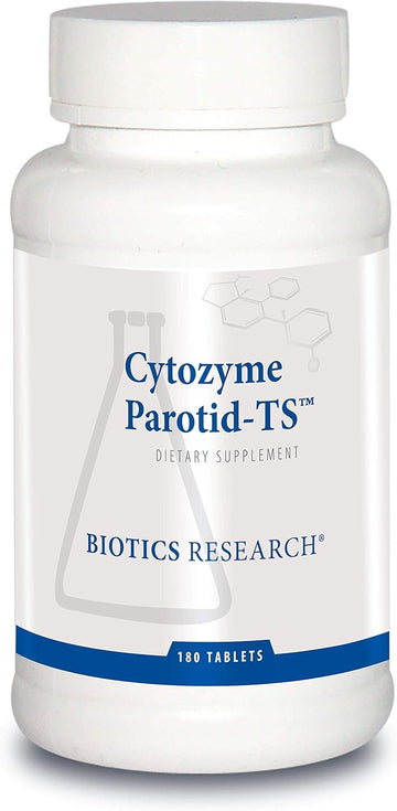 Biotics Research Cytozyme Parotid Ts Parotid Concentrate, Digestive Health, Supports Parotid Gland Functioning, Fosters Enzyme Production, Sod, Catalase, Potent Antioxidant Activity 180 Tablets