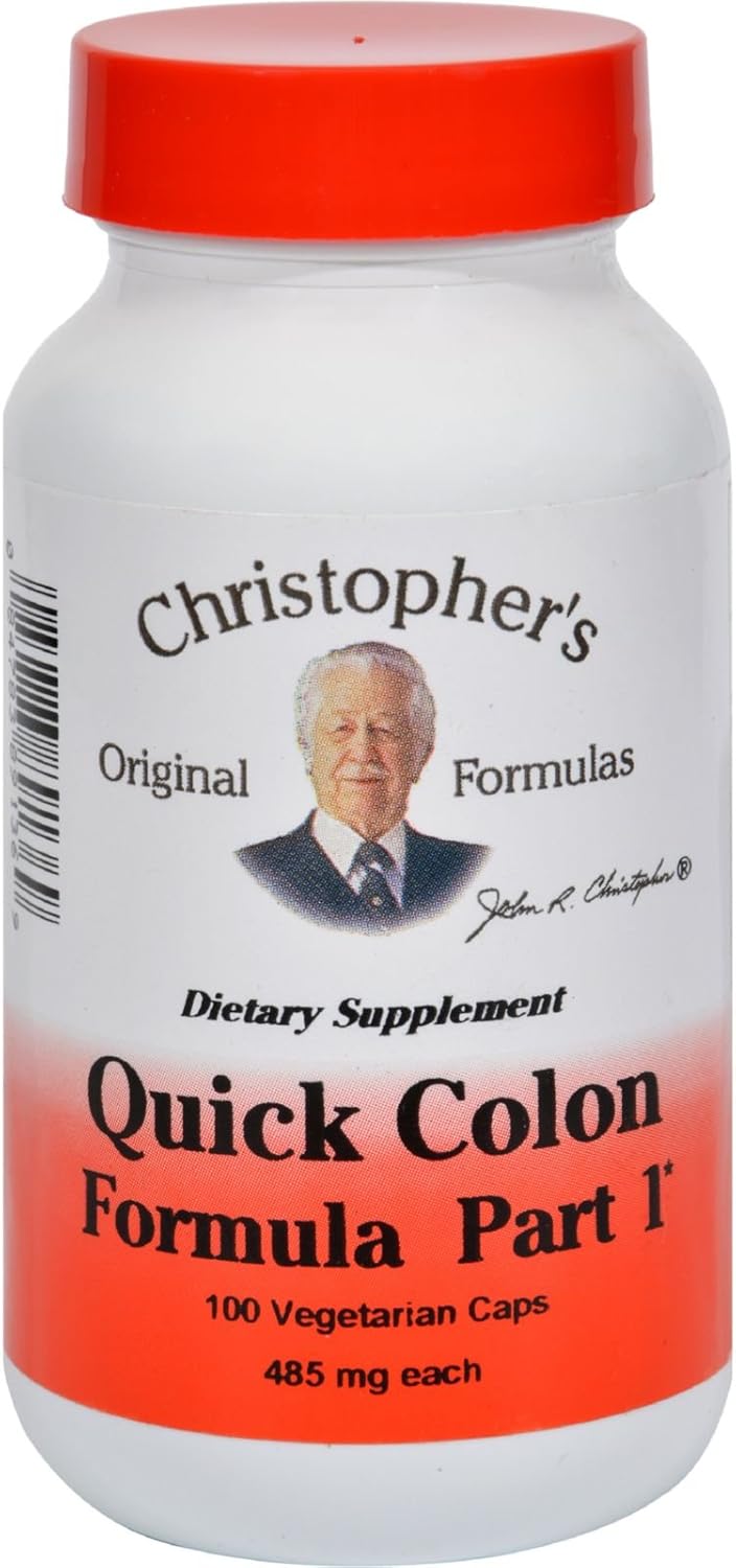 Dr. Christopher'S Quick Colon Part 1 - 475 Mg - 100 Vegetarian Capsules
