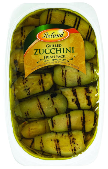 Roland Foods Grilled Zucchini Marinated in Vinegar and Oil, Specialty Imported Food, 70.5-Ounce Package