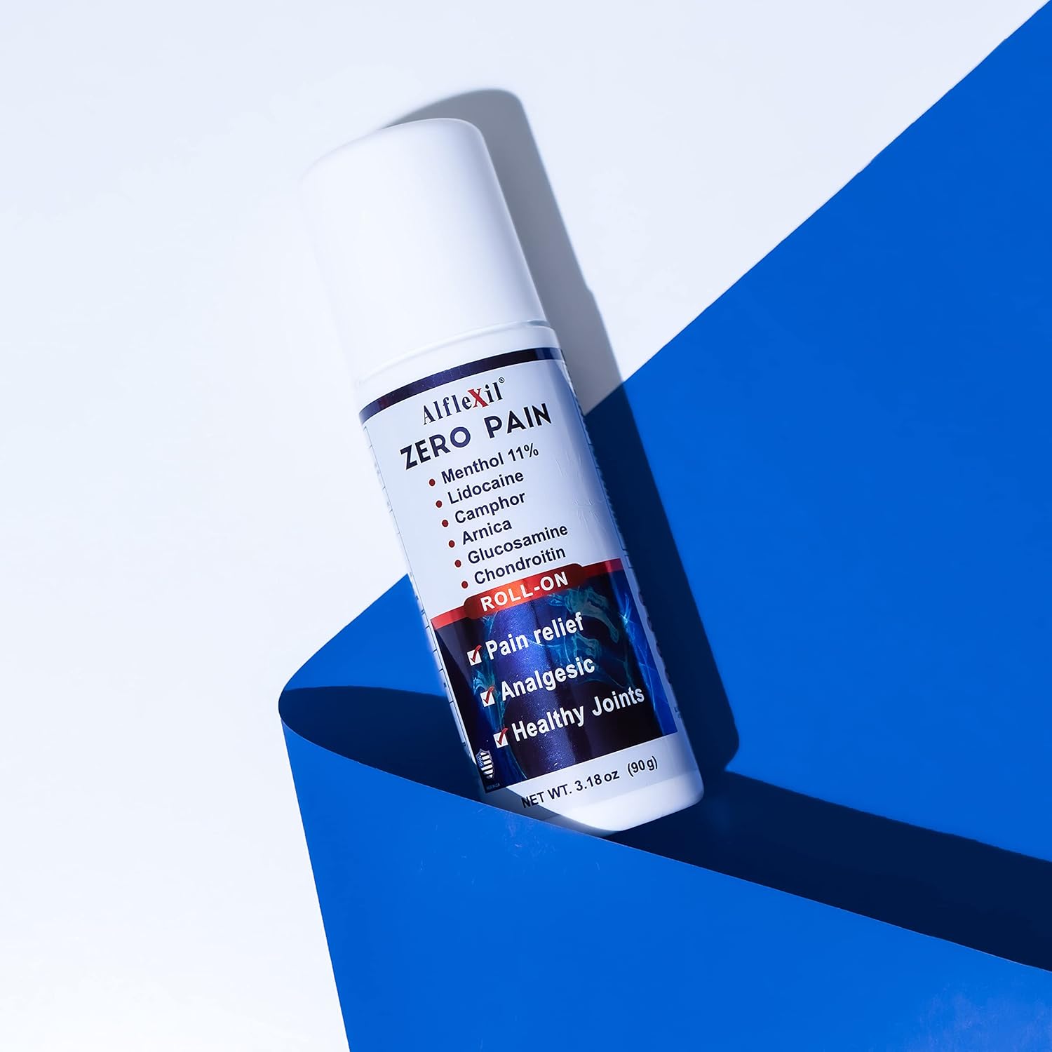 Alflexil Pain Relief Roll-On Cooling Gel For Pain Relief, Muscle Aches, Arthritis, And Joint Support - 3.18 Oz Bottle (3) : Health & Household