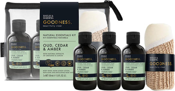 Baylis & Harding Goodness Oud, Cedar & Amber Essentials Gift Set - Vegan Friendly (Pack Of 1)