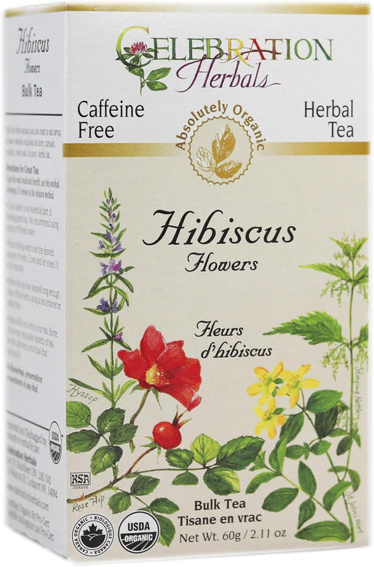 Celebration Herbals Hibiscus Flower Organic, 2.11 Oz : Grocery & Gourmet Food