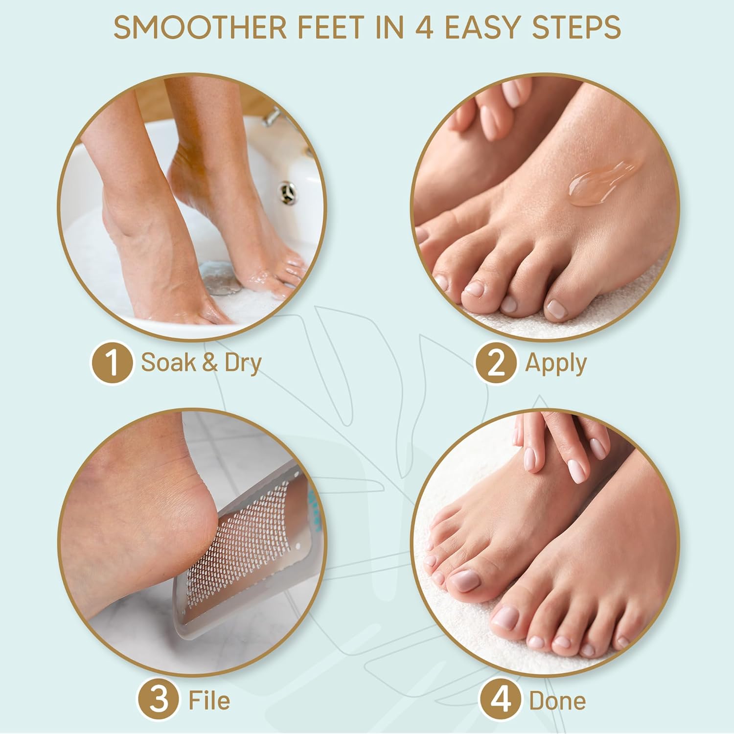 LOVE, LORI Foot Scrubber File & Callus Remover Gel Bundle - Feet Scrubber Dead Skin - Foot Spa Kit : Health & Household