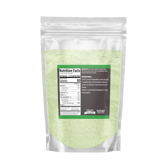 Birch & Meadow 1 Lb Of Lime Gelatin Mix, Dessert, Easy To Make
