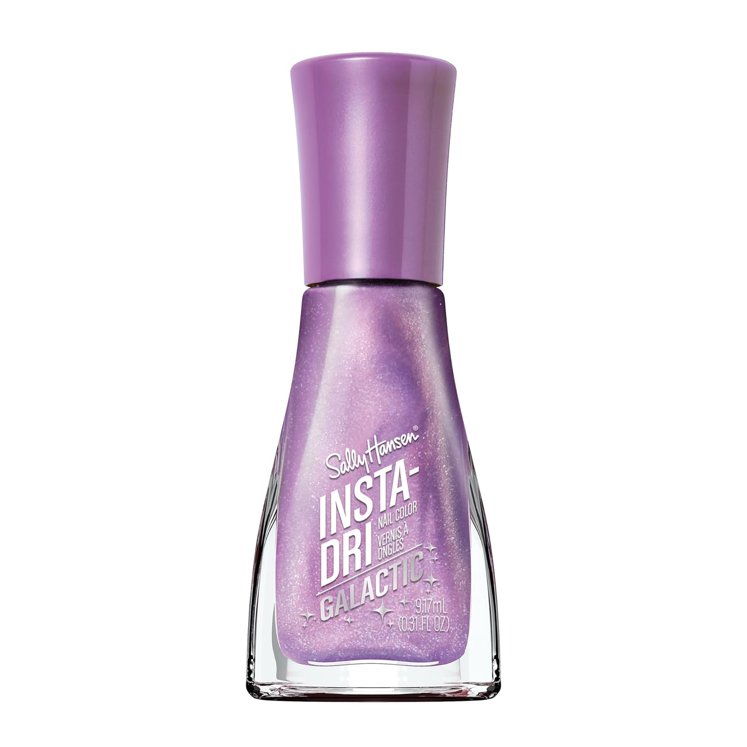 Sally Hansen Insta-Dri® Galactic, Inter-Stellar, Quick Dry, Long Lasting, Streak-Free Shine, Metallic Purple Nail Polish