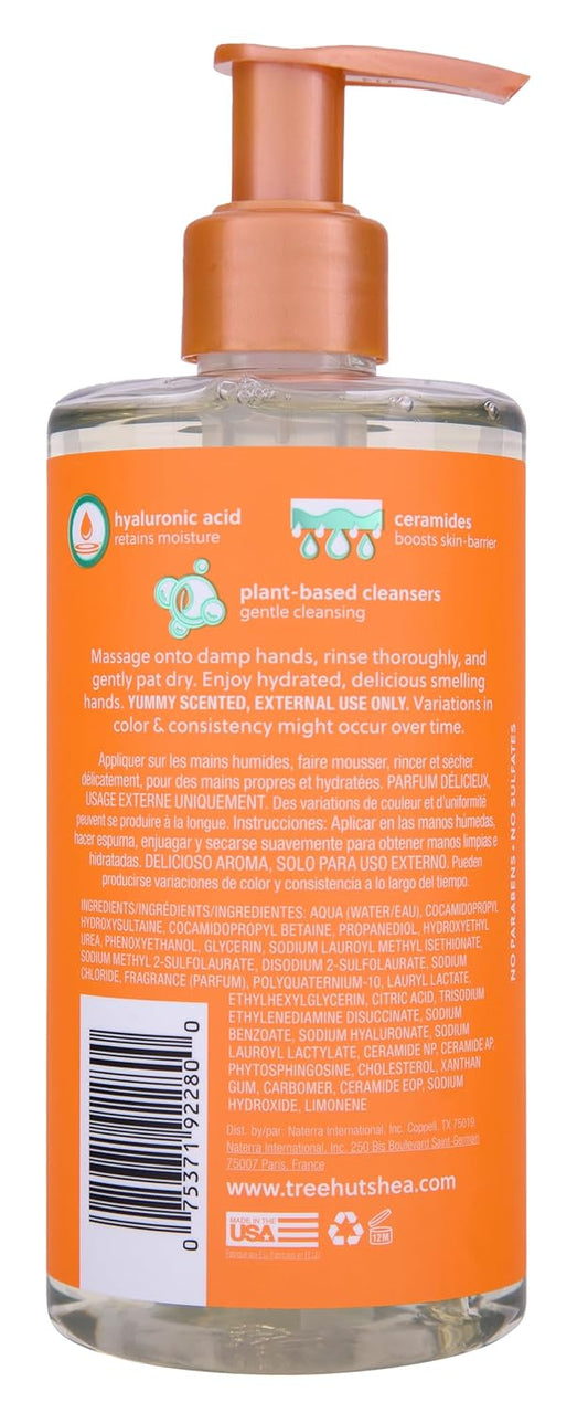 Tree Hut Tangerine Serum Infused Hand Wash | Nourish & Hydrate Hands With Strengthening Skin Care | Long Lasting Scent | Cleanse & Lock In Moisture | 11 Fl Oz