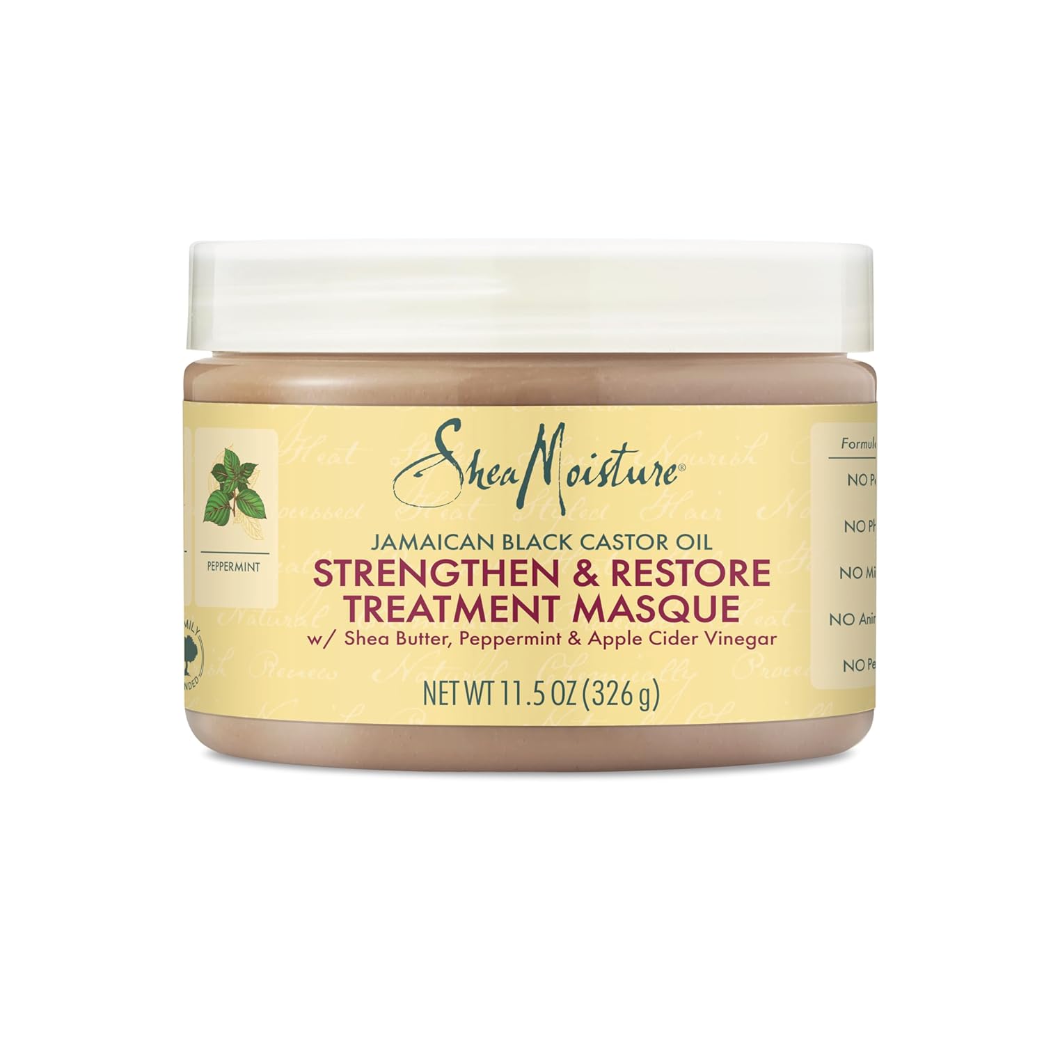 Sheamoisture Jamaican Black Castor Oil Treatment Masque Jamaican Black Castor Oil For Dry Hair Paraben Free Hair Mask 11.5 Oz