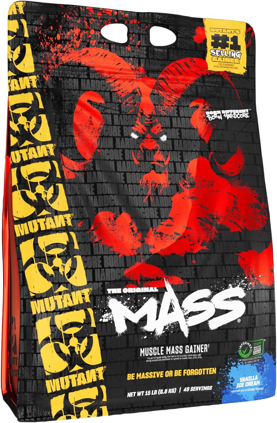 Mutant Mass Weight Gainer Protein Powder - High Calorie Protein For Lean Mass, Muscle Build, & Bulking - 5 Pound - Chocolate Peanut Butter