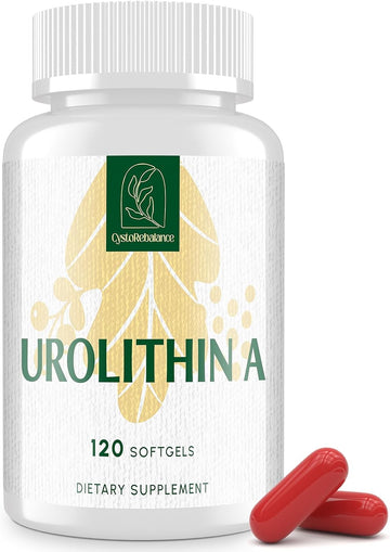 Urolithin A Supplement 2000Mg - For Healthy Aging, Antioxidants And Mitochondrial Support - High Purity & Potency - 120 Softgels - 2 Month Supply