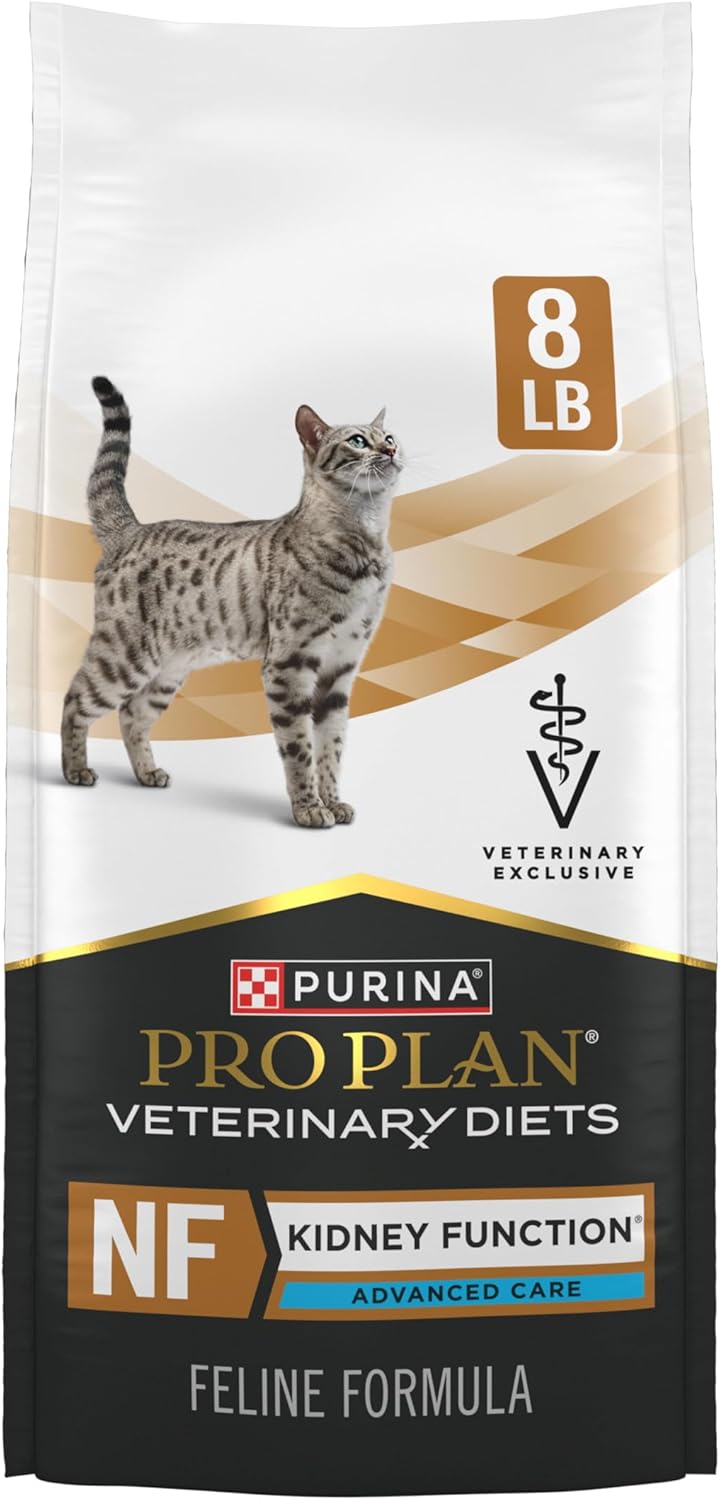 Purina Pro Plan Veterinary Diets Nf Kidney Function Advanced Care Feline Formula Dry Cat Food - 8 Lb. Bag