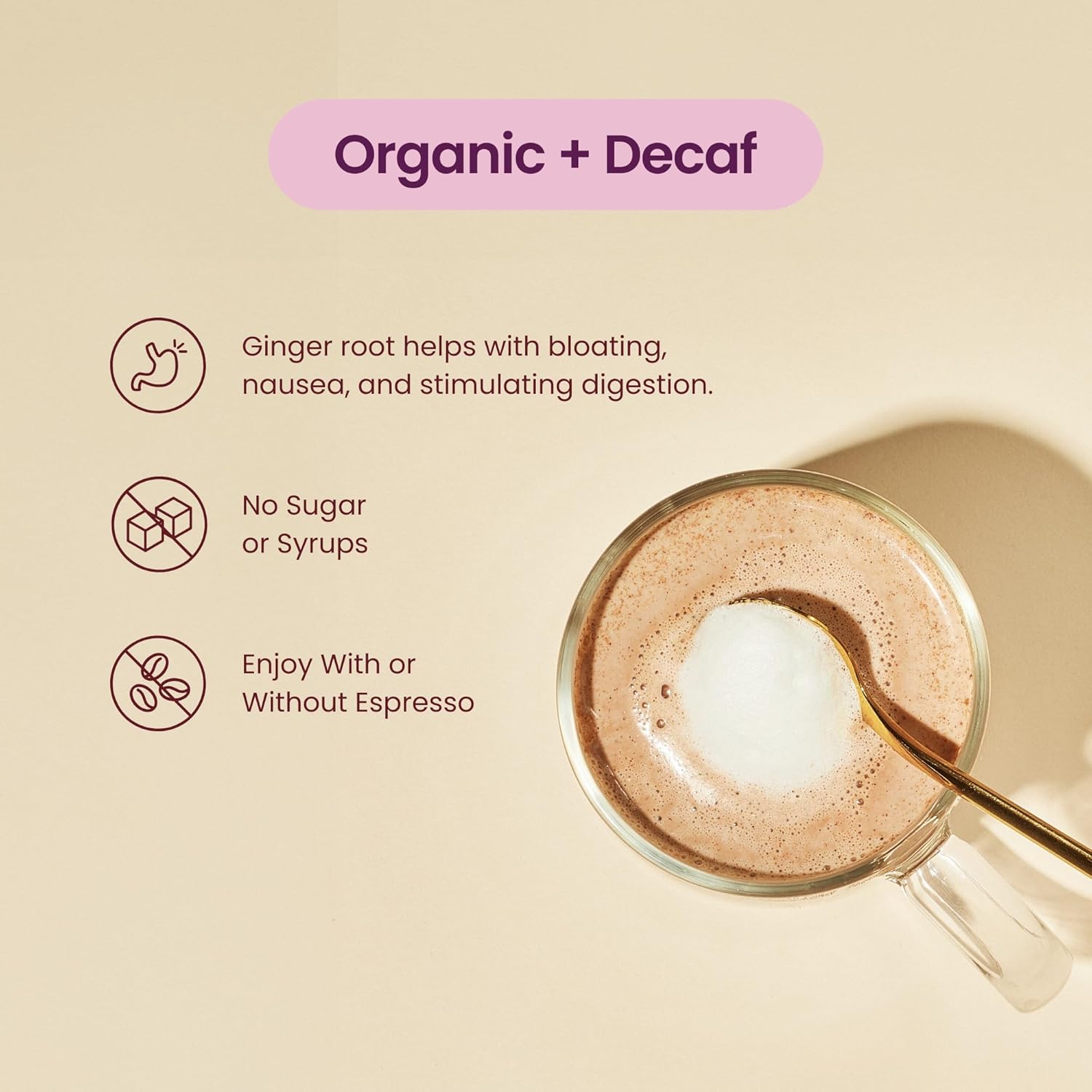 Blume Oat Milk Chai Latte - Organic Chai Source From India - Super Latte With Milk Thistle, Fennel And Ginger Root - Sugar-Free, Gluten-Free And Vegan - 30 Servings