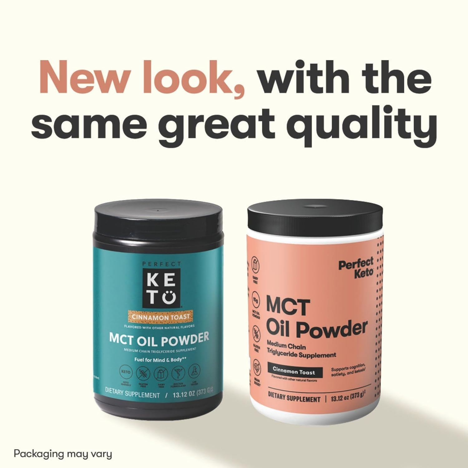 Perfect Keto 7G Mct Oil Powder, Medium Chain Triglycerides Supplement, Non Dairy Coffee Creamer For Keto Diet, Ketogenic Mct Oil Mix For Coffee, Smoothie, Protein Shakes, Cinnamon Toast, 30 Servings