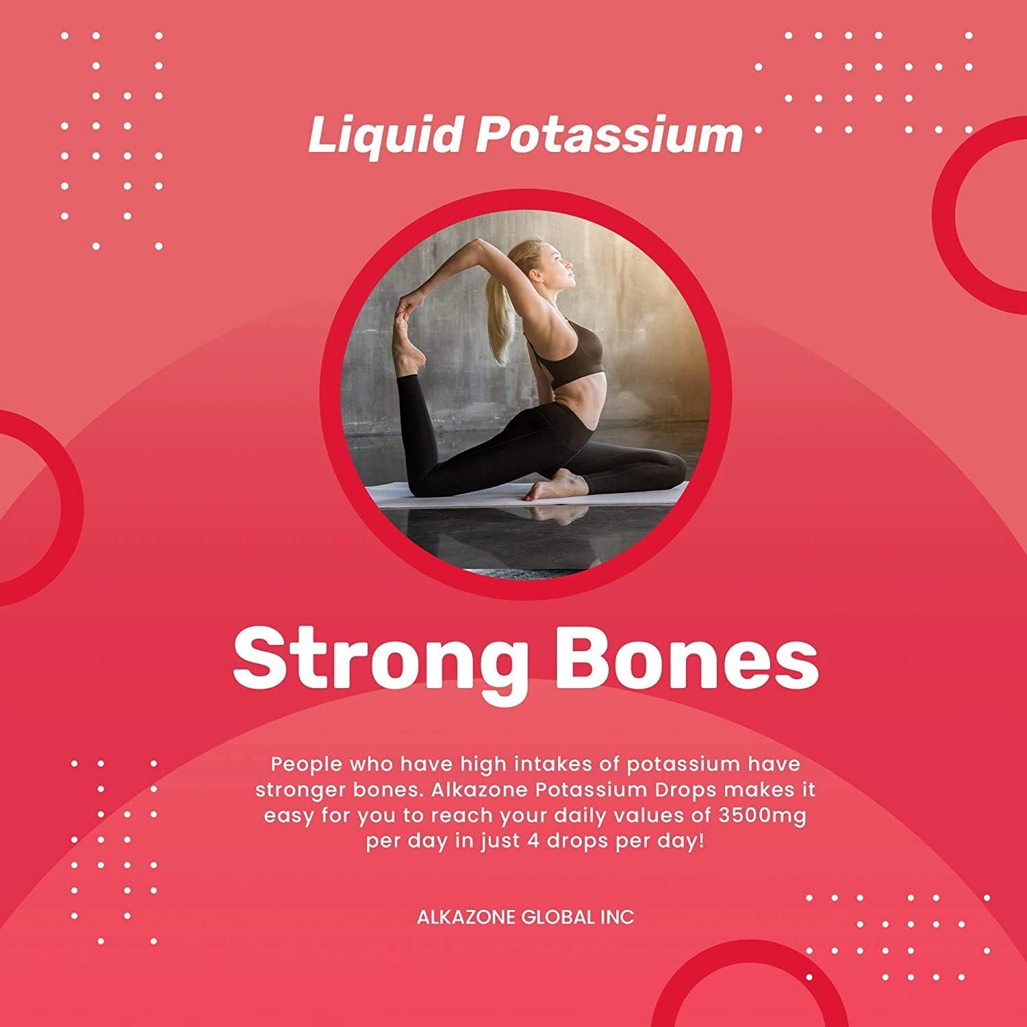 ALKAZONE Liquid Potassium+ | Liquid Supplements Have Faster Absorption