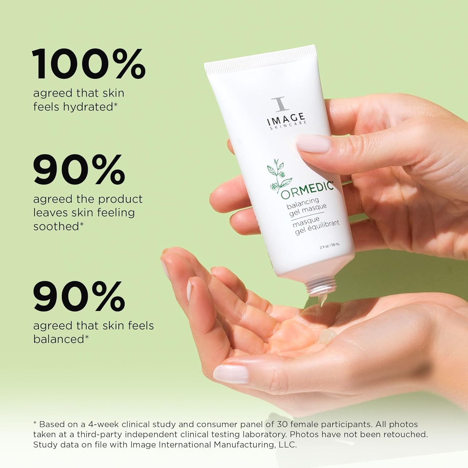 Image Skincare, Ormedic Balancing Gel Masque, Helps To Refresh Dry, Tired-Looking Facial Skin, Made With Organic Aloe Vera And Botanical Extracts, 2 Fl Oz : Beauty & Personal Care