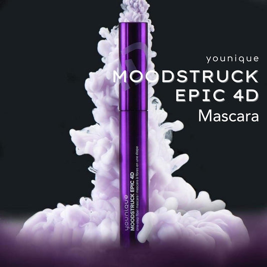 Moodstruck Epic 4D Fiber Mascara | Volumizing, Lengthening & Lifting Mascara | Waterproof, Smudge-Proof, Long-Lasting | Bold, Defined, Flake-Free Lashes | 7 Ml