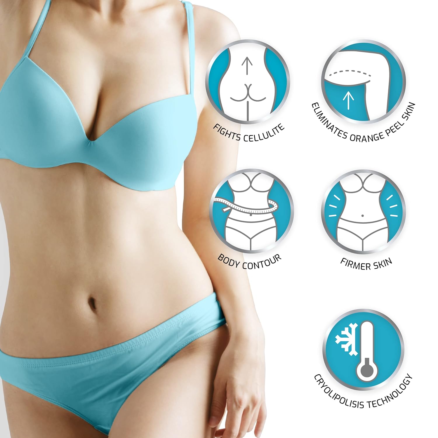 Goicoechea 3D Crio Gel: Triple Action Cryoactive, Cooling Tech For Cellulite & Orange Peel Skin, 6.76 Fl Oz : Beauty & Personal Care