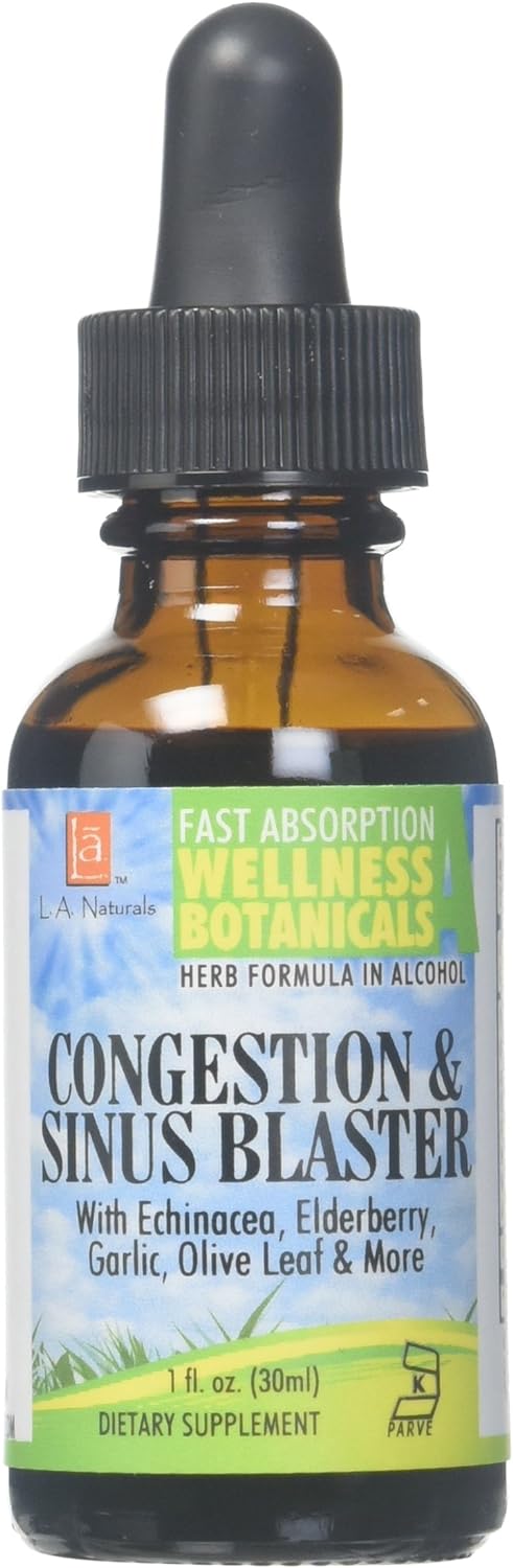 L A NATURALS Congestion & Sinus Blaster Drop, 0.02 Pound