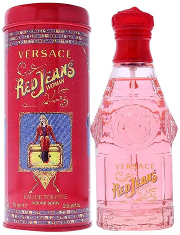 Red Jeans Versace 2.5 Oz Edt Spray (Tester) For Women : Beauty & Personal Care
