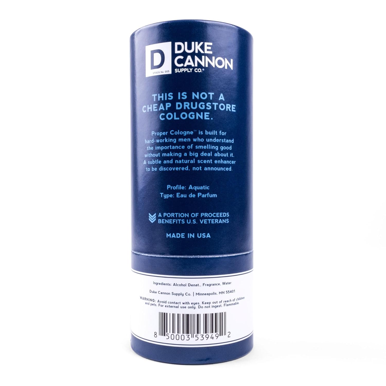 Duke Cannon Proper Cologne Seawolf | Men'S Eau De Parfum | Driftwood And Coastal Air | Subtle, Fresh Long-Lasting Scent | 1.7 Fl Oz : Beauty & Personal Care