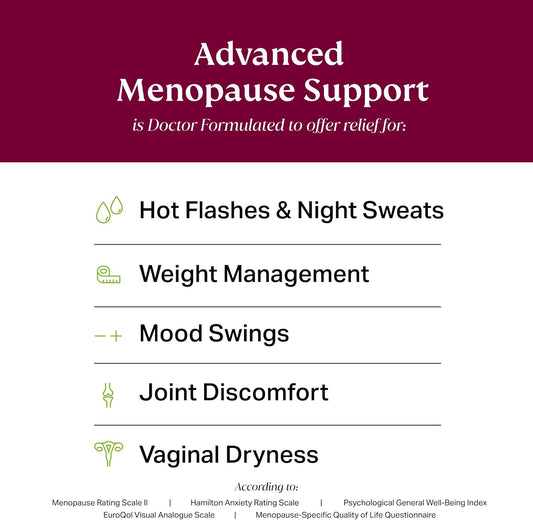 by Dr. Vonda | Clinically Proven Menopause Supplement (3 Pack) for Weight Gain, Hot Flashes, Night Sweats and Low Energy | Ashwagandha Multi-Symptom Menopause Supplement for Women