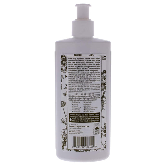 Eminence Age Corrective Monoi Exfoliating Cleanser Treatment Beauty Skin, Unscented, 8.4 Fl Oz : Beauty & Personal Care