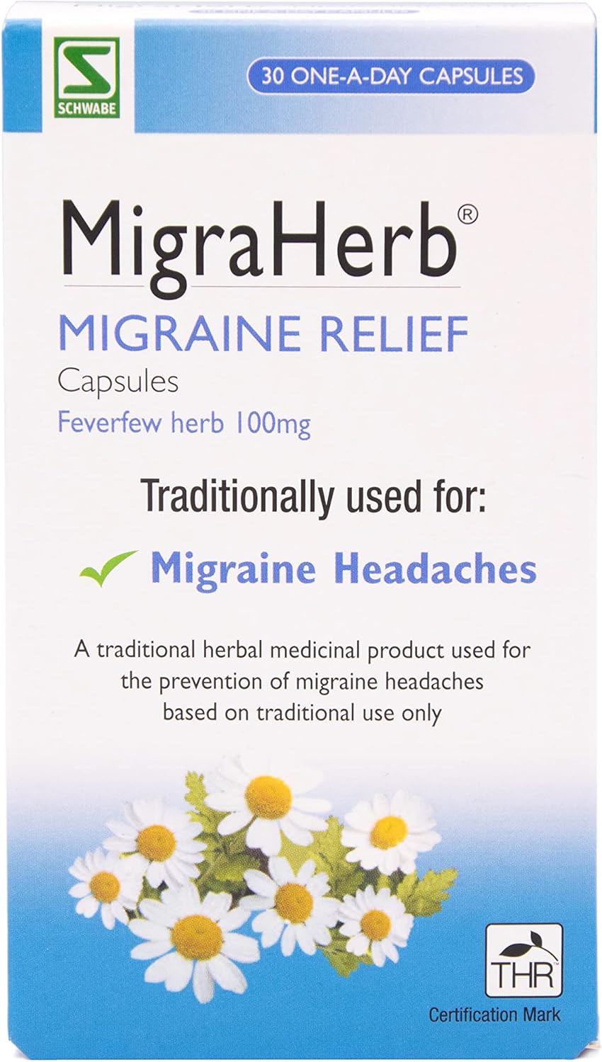 Migraherb Feverfew Herb 100Mg - 30 Capsules