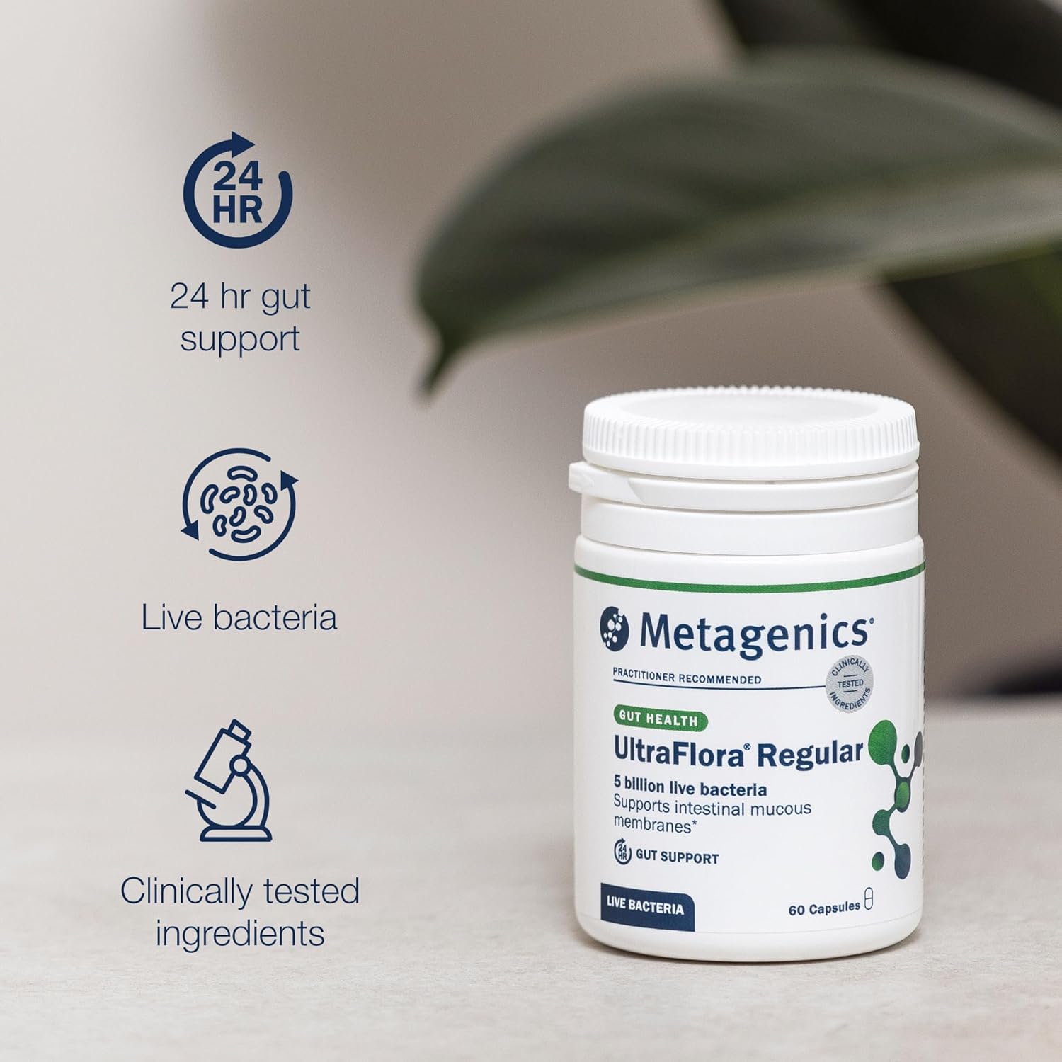 Metagenics Ultraflora Regular - High-Strength Bifidobacterium Lactis HN019 Probiotic - Supports Gut Health, 60 Capsules : Amazon.co.uk: Health & Personal Care