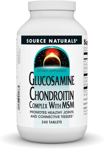 Source Naturals Glucosamine Chondroitin Complex with Msm Tablet, 240 Count