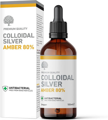 Nature'S Greatest Secret True Premium Quality Antibacterial Colloidal Silver Dropper Bottle 100Ml