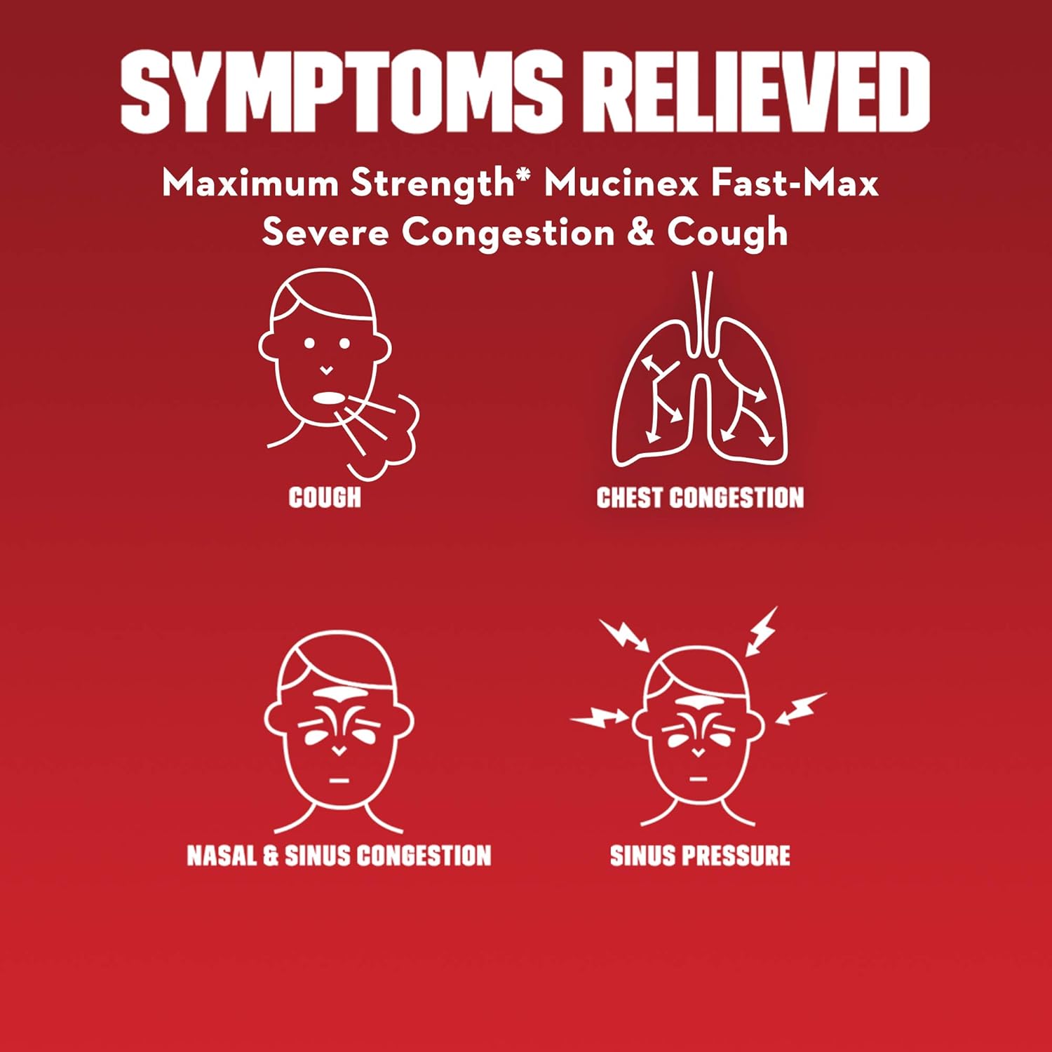 Mucinex Fast-Max Maximum Strength Severe Congestion & Cough, Multi-Symptom Relief, Cough Suppressant, Expectorant, Nasal Decongestant, 9 FL OZ (Pack of 2) : Health & Household