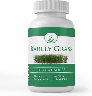Pure Original Ingredients Barley Grass, (100 Capsules) Always Pure, No Additives Or Fillers, Lab Verified