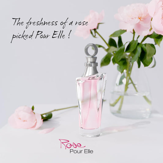 Mauboussin - Rose Pour Elle 100Ml (3.3 Fl Oz) - Eau De Parfum For Women - Floral, Fruity & Fresh Scents