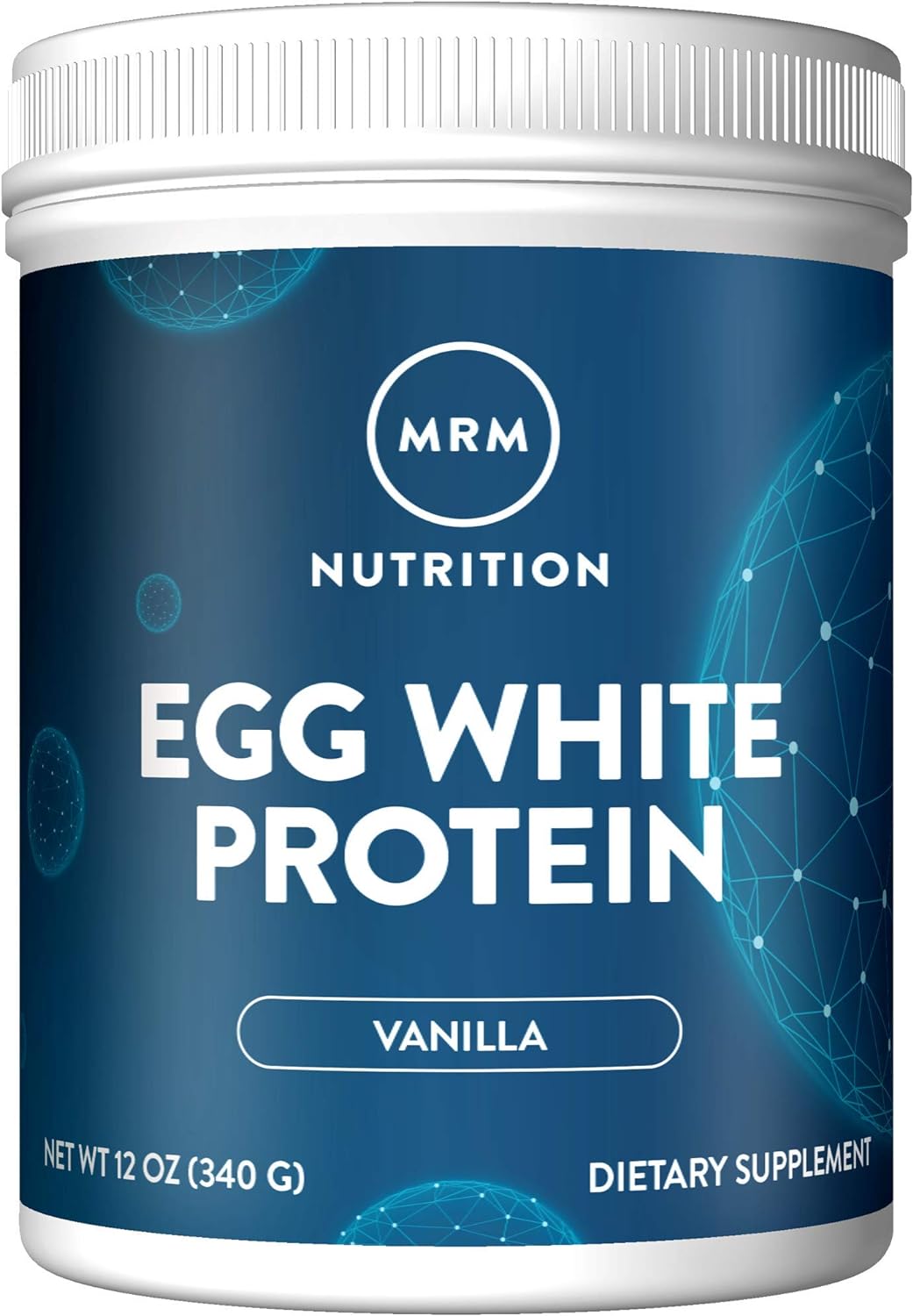 MRM Nutrition Egg White Protein | Vanilla Flavored | 23g Fat-Free Prot