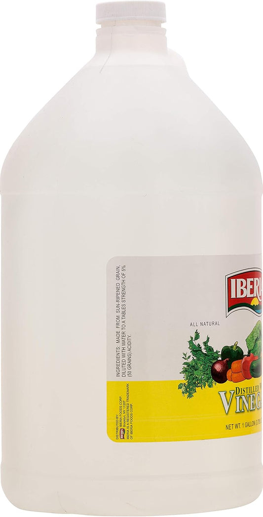 Iberia All Natural Distilled White Vinegar, 1 Gallon - 5% Acidity : Everything Else