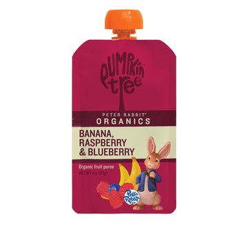 Peter Rabbit Organics Super Oats & Seeds, Apple & Blueberry, 4 Oz Pouches, (Pack Of 10)