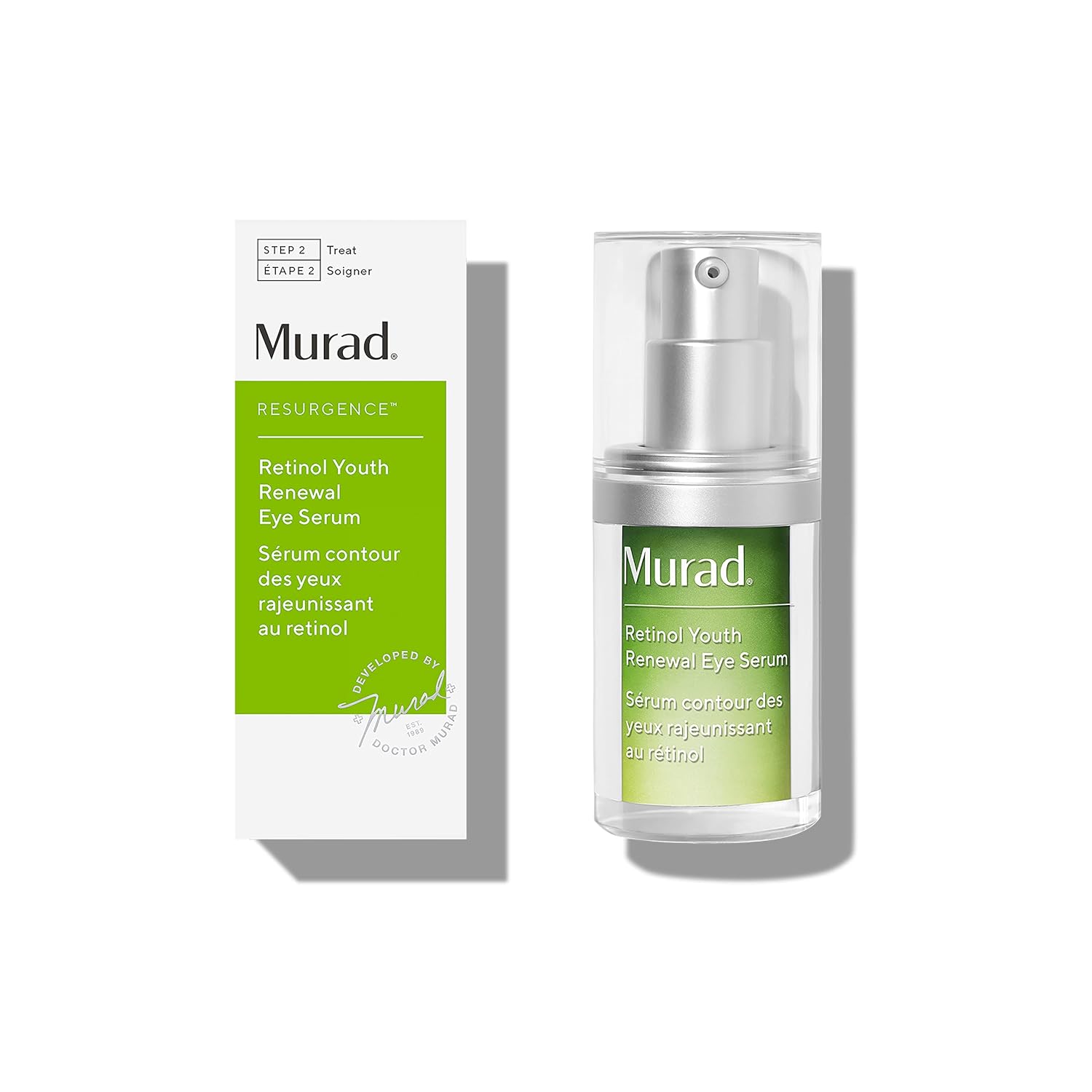 Murad Retinol Youth Renewal Eye Serum - Retinol Eye Serum Visibly Improves Undereye Puffiness Dark Circles And Reduces The Appearance Of Fine Lines, Gentle Enough For Nightly Use - 0.5 Oz