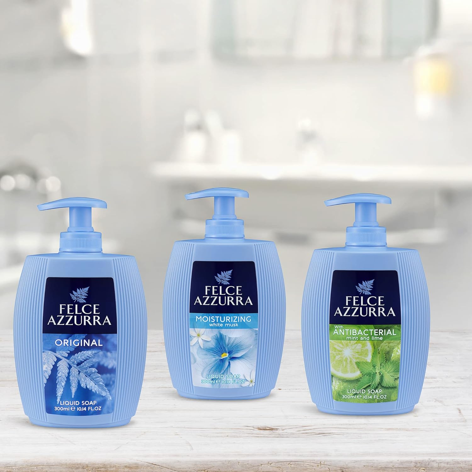 Felce Azzurra White Musk - Delicate Essence Liquid Soap - Rich In Ingredients That Moisturises The Skin And Pampers The Senses - Cleanses Gently And Respects The Natural Balance Of The Skin - 10.14 Oz : Beauty & Personal Care
