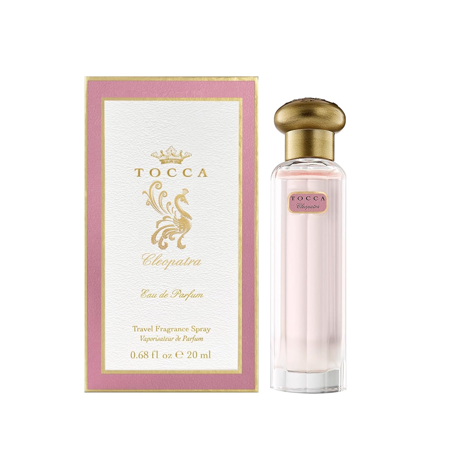 Tocca Cleopatra Women'S Perfume Travel Spray, 0.34 Oz (10 Ml) - Warm Floral, Grapefruit, Jasmine, Vanilla Musk