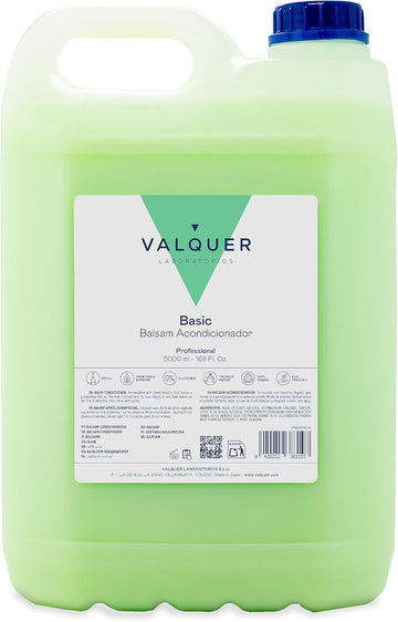 Valquer Profesional Vitalising Hair Conditioner With Natural Keratin, Balm Conditioner, Vegan Silk Effect, 5000 Ml