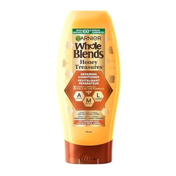 Garnier Whole Blends Repairing Conditioner Honey Treasures, Damaged Hair, 12.5 Fl; Oz